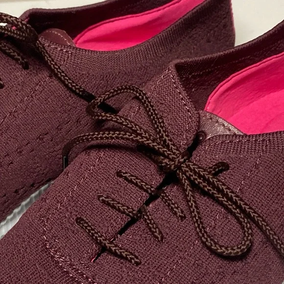 COLE HAAN ZEROGRAND Stitchlite Knit Sneakers SIZE 9 in Black Garnet - Picture 7 of 8